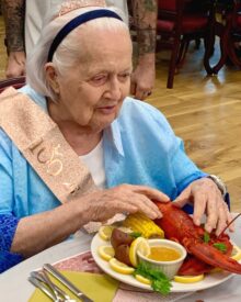 Winslow Garden Resident Celebrates 100th Birthday in True Rhode Island Style